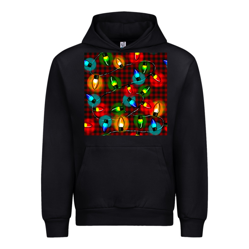Christmas Lights Seamless Pattern Urban Hoodie by BundleAndBundleShop | Teevron