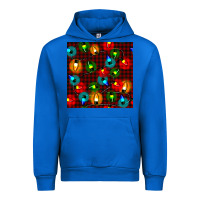 Cobalt christmas lights seamless pattern Urban Hoodie - BundleAndBundleShop