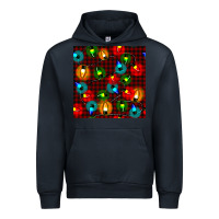 Navy christmas lights seamless pattern Urban Hoodie - BundleAndBundleShop