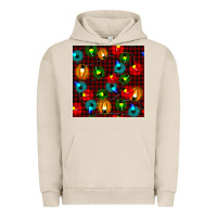 Pigment French Oak christmas lights seamless pattern Urban Hoodie - BundleAndBundleShop