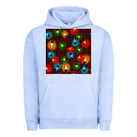 Pigment Grape Ice christmas lights seamless pattern Urban Hoodie - BundleAndBundleShop