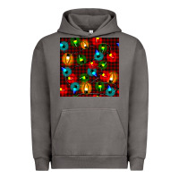 Pigment Tornado christmas lights seamless pattern Urban Hoodie - BundleAndBundleShop