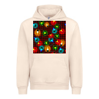 Sandshell christmas lights seamless pattern Urban Hoodie - BundleAndBundleShop