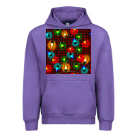 Tulip christmas lights seamless pattern Urban Hoodie - BundleAndBundleShop