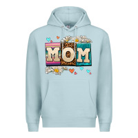 Blue Mist daisy mom Premium Hoodie - AdoDesignShop