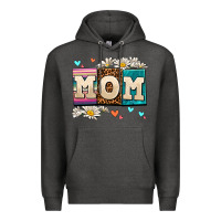 Charcoal Heather daisy mom Premium Hoodie - AdoDesignShop