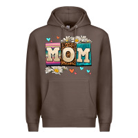 Coffee daisy mom Premium Hoodie - AdoDesignShop