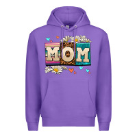 Purple daisy mom Premium Hoodie - AdoDesignShop