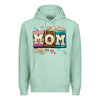 Seafoam daisy mom Premium Hoodie - AdoDesignShop