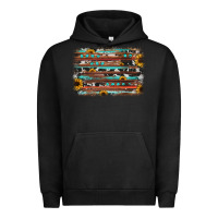Pigment Black sunflower gemstone background Urban Hoodie - JahusDesignShop