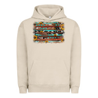 Pigment French Oak sunflower gemstone background Urban Hoodie - JahusDesignShop