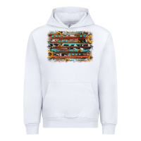 White sunflower gemstone background Urban Hoodie - JahusDesignShop