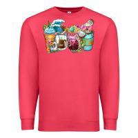 Cardinal skeleton summer coffee cups Premium Sweatshirt - Zillion Design Studio