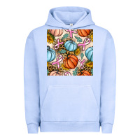 Pigment Grape Ice breast cancer awareness with pumpkin and leopard seamless pattern Urban Hoodie - BundleAndBundleShop
