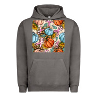 Pigment Tornado breast cancer awareness with pumpkin and leopard seamless pattern Urban Hoodie - BundleAndBundleShop