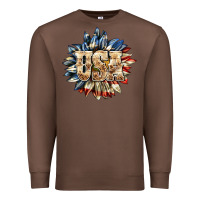 Chestnut usa sunflower billie wilder Premium Sweatshirt - texasbilliewilder