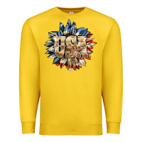 Lemon usa sunflower billie wilder Premium Sweatshirt - texasbilliewilder