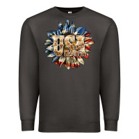 Smoke usa sunflower billie wilder Premium Sweatshirt - texasbilliewilder