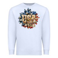 Usa Sunflower Billie Wilder Premium Sweatshirt | Teevron