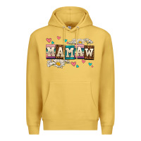 Antique Gold daisy mamaw Premium Hoodie - AdoDesignShop