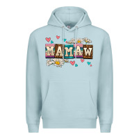 Blue Mist daisy mamaw Premium Hoodie - AdoDesignShop