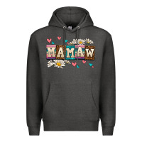 Charcoal Heather daisy mamaw Premium Hoodie - AdoDesignShop