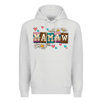 Dove Grey daisy mamaw Premium Hoodie - AdoDesignShop