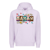 Lilac daisy mamaw Premium Hoodie - AdoDesignShop