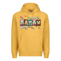 Mustard daisy mamaw Premium Hoodie - AdoDesignShop