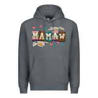 Rock daisy mamaw Premium Hoodie - AdoDesignShop