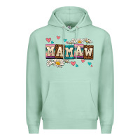 Seafoam daisy mamaw Premium Hoodie - AdoDesignShop