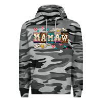 Slate Camo daisy mamaw Premium Hoodie - AdoDesignShop