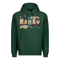 Sports Green daisy mamaw Premium Hoodie - AdoDesignShop