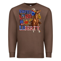 Western Sweet Land Of Liberty 4th July Billie Wilder Premium Sweatshirt | Teevron