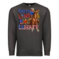 Smoke western sweet land of liberty 4th july billie wilder Premium Sweatshirt - texasbilliewilder
