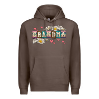 Coffee daisy grandma Premium Hoodie - AdoDesignShop