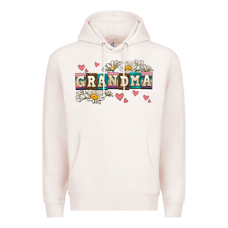 Daisy Grandma Premium Hoodie by AdoDesignShop | Teevron