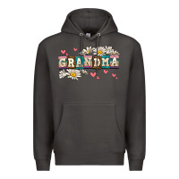 Smoke daisy grandma Premium Hoodie - AdoDesignShop