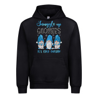 Black snuggle up gnomies it's cold outside Urban Hoodie - JahusDesignShop