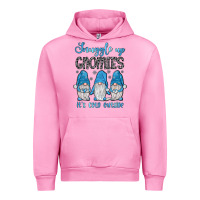 Fuchsia Pink snuggle up gnomies it's cold outside Urban Hoodie - JahusDesignShop