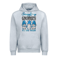 Heather Grey snuggle up gnomies it's cold outside Urban Hoodie - JahusDesignShop