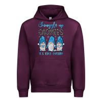 Mauve Wine snuggle up gnomies it's cold outside Urban Hoodie - JahusDesignShop