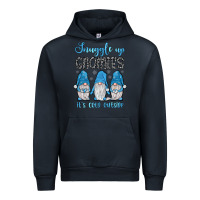 Navy snuggle up gnomies it's cold outside Urban Hoodie - JahusDesignShop