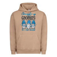 Pigment Burro snuggle up gnomies it's cold outside Urban Hoodie - JahusDesignShop