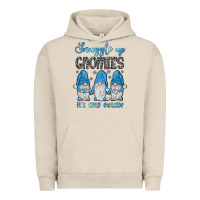 Pigment French Oak snuggle up gnomies it's cold outside Urban Hoodie - JahusDesignShop