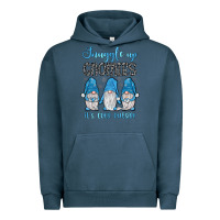 Pigment Midnight Navy snuggle up gnomies it's cold outside Urban Hoodie - JahusDesignShop