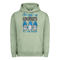 Pigment Oil Green snuggle up gnomies it's cold outside Urban Hoodie - JahusDesignShop