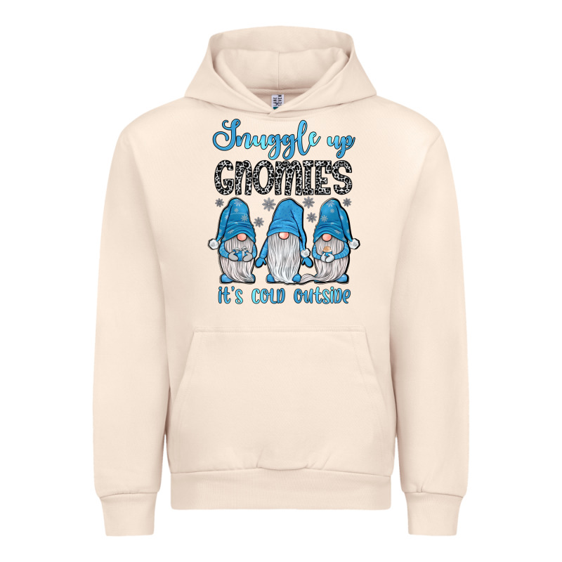 Snuggle Up Gnomies It's Cold Outside Urban Hoodie by JahusDesignShop | Teevron