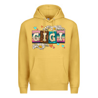 Antique Gold daisy gıgı Premium Hoodie - AdoDesignShop