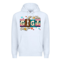 White daisy gıgı Premium Hoodie - AdoDesignShop